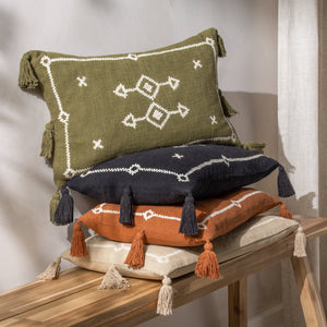 Folis 30x50 Feather Filled Cushion Khaki - XShowhome Limited - Riva