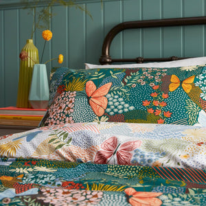 Forage Super King Duvet Set Teal - XShowhome Limited - Riva