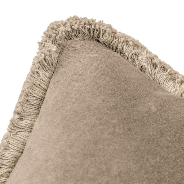 Freya 45x45 Feather Filled Cushion Taupe - XShowhome Limited - Riva