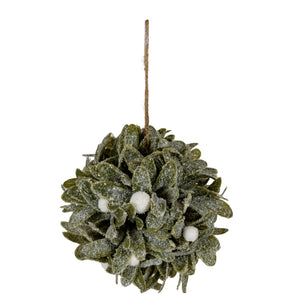 Frosted Mistletoe Ball Decoration - Canwell Interiors Limited - Hills