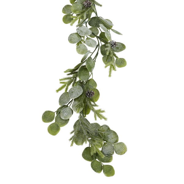 Frosted Pine And Eucalyptus Garland - Canwell Interiors Limited - Hills