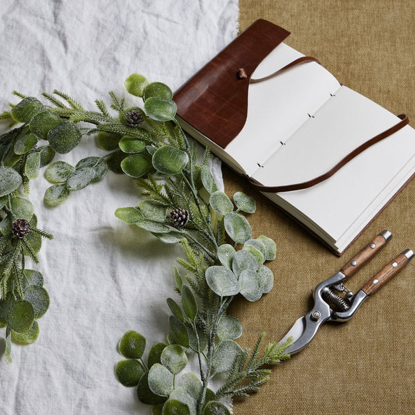 Frosted Pine And Eucalyptus Garland - Canwell Interiors Limited - Hills