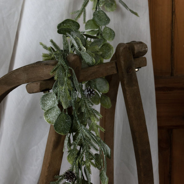 Frosted Pine And Eucalyptus Garland - Canwell Interiors Limited - Hills