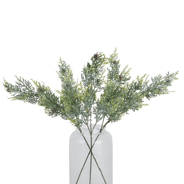 Frosted Pine Tall Stem With Pinecones - Canwell Interiors Limited - Hills
