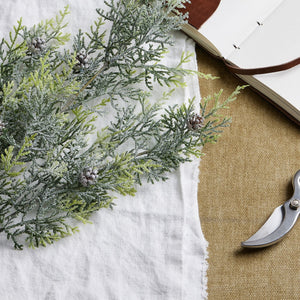 Frosted Pine Tall Stem With Pinecones - Canwell Interiors Limited - Hills