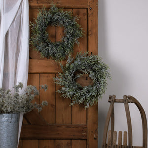 Frosted Pine Wreath With Pinecones - Canwell Interiors Limited - Hills