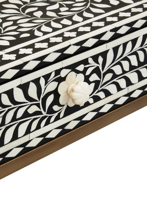 Fusion Bone Inlay Console Table With 2 Drawers - Canwell Interiors Limited - Xshowhome