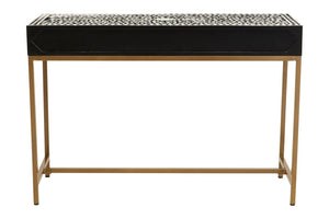 Fusion Bone Inlay Console Table With 2 Drawers - Canwell Interiors Limited - Xshowhome