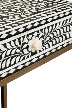 Fusion Bone Inlay Console Table With 2 Drawers - Canwell Interiors Limited - Xshowhome