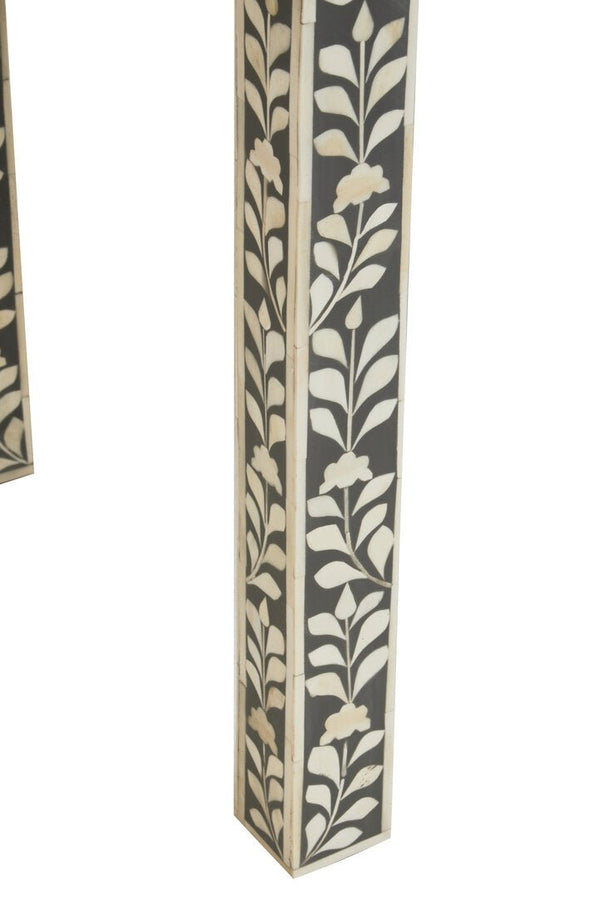 Fusion Bone Inlay Desk with 3 Drawers - Canwell Interiors Limited - Xshowhome