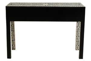 Fusion Bone Inlay Desk with 3 Drawers - Canwell Interiors Limited - Xshowhome