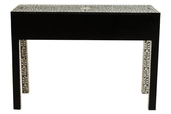 Fusion Bone Inlay Desk with 3 Drawers - Canwell Interiors Limited - Xshowhome