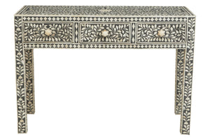 Fusion Bone Inlay Desk with 3 Drawers - XShowhome Limited - Xshowhome