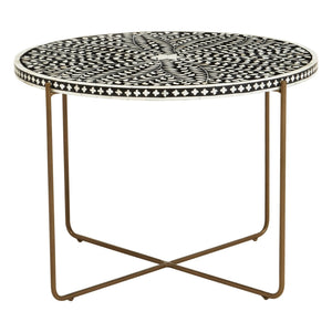 Fusion Bone Inlay Round Coffee Table - XShowhome Limited - Xshowhome