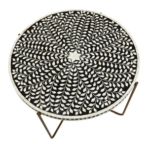 Fusion Bone Inlay Round Coffee Table - XShowhome Limited - Xshowhome