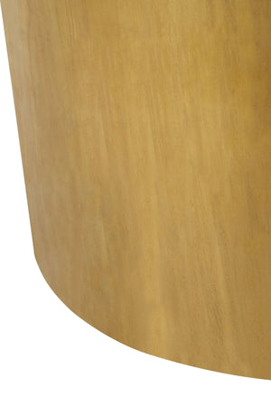 Fusion Round Bone Inlay Coffee Table With Gold Base - XShowhome Limited - Xshowhome
