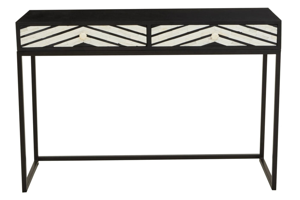 Fusion Two Drawers with Bone Inlay Console Table - XShowhome Limited - Xshowhome