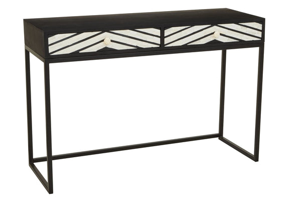 Fusion Two Drawers with Bone Inlay Console Table - XShowhome Limited - Xshowhome