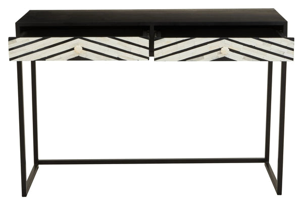 Fusion Two Drawers with Bone Inlay Console Table - XShowhome Limited - Xshowhome