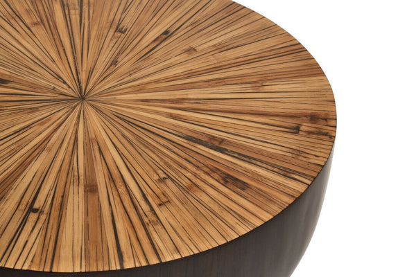 Gabo Small Round Ebony Coffee Table - Canwell Interiors Limited - Xshowhome