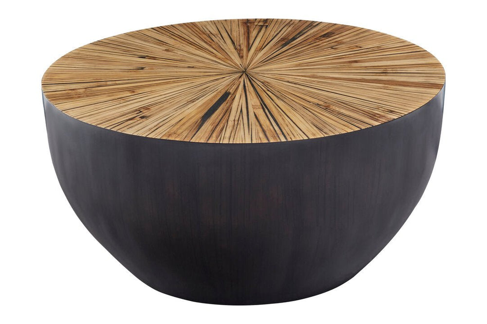 Gabo Small Round Ebony Coffee Table - Canwell Interiors Limited - Xshowhome