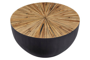 Gabo Small Round Ebony Coffee Table - Canwell Interiors Limited - Xshowhome