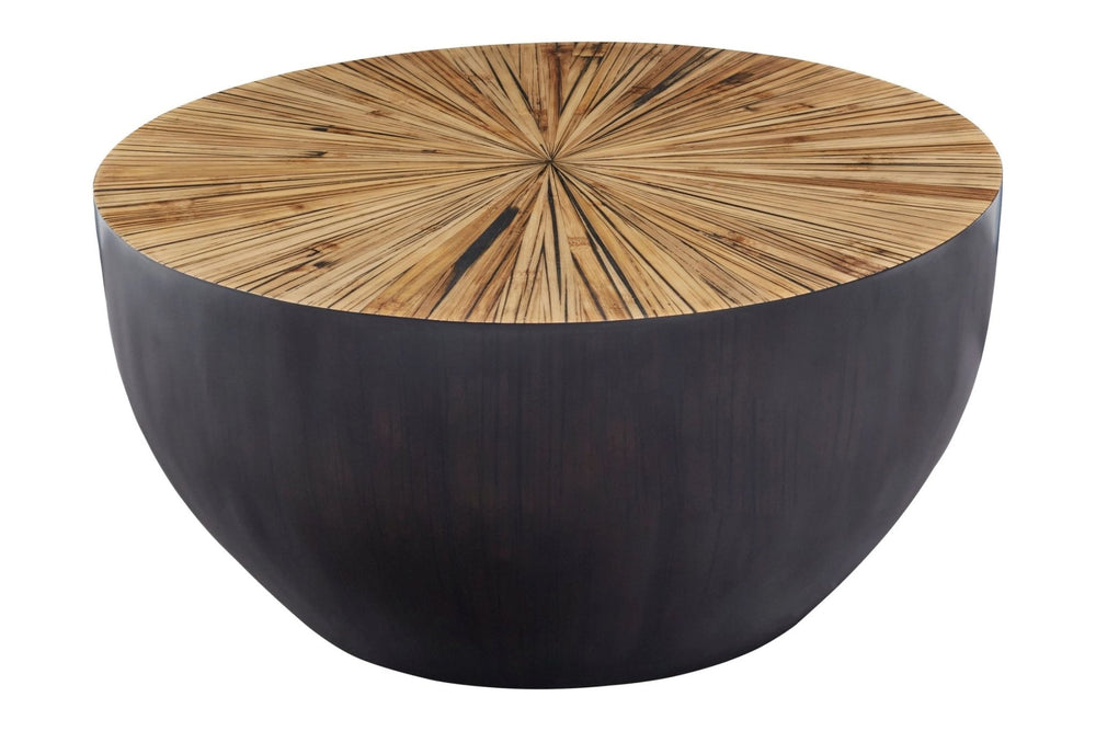 Gabo Small Round Ebony Coffee Table - XShowhome Limited - Xshowhome