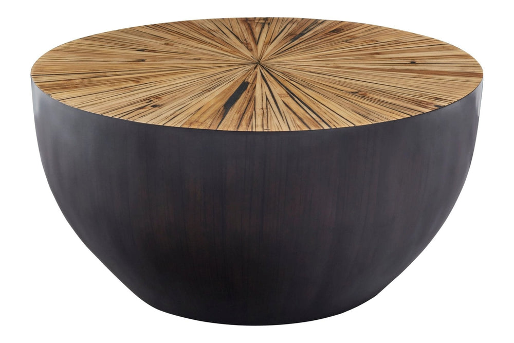 Gabo Small Round Ebony Coffee Table - XShowhome Limited - Xshowhome