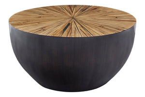 Gabo Small Round Ebony Coffee Table - XShowhome Limited - Xshowhome