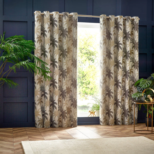 Galapagos 167x228 Eyelet Curtains Natural - Canwell Interiors Limited - Riva