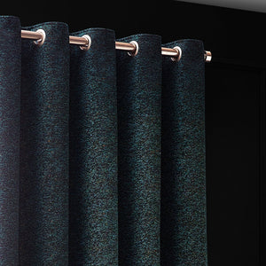Galaxy 168x183 Eyelet Curtain Emerald - Canwell Interiors Limited - Riva