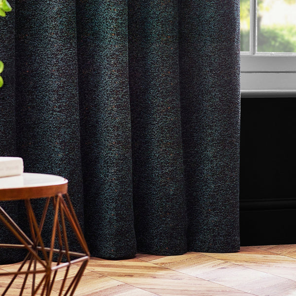 Galaxy 168x183 Eyelet Curtain Emerald - Canwell Interiors Limited - Riva