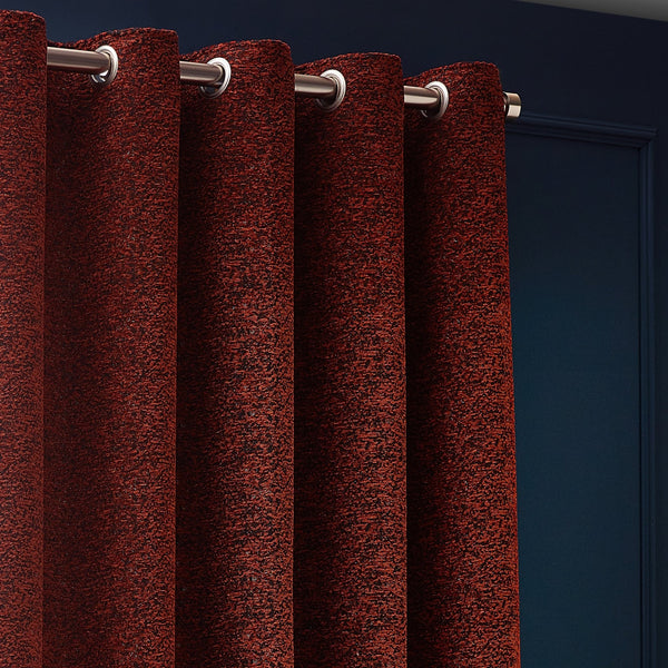 Galaxy 229x137 Eyelet Curtain Copper - Canwell Interiors Limited - Riva