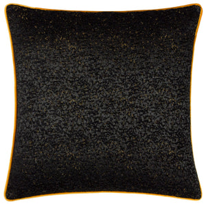 Galaxy 50x50 Feather Filled Cushion Black - Canwell Interiors Limited - Riva