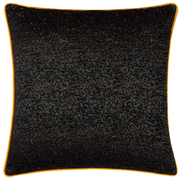 Galaxy 50x50 Feather Filled Cushion Black - Canwell Interiors Limited - Riva