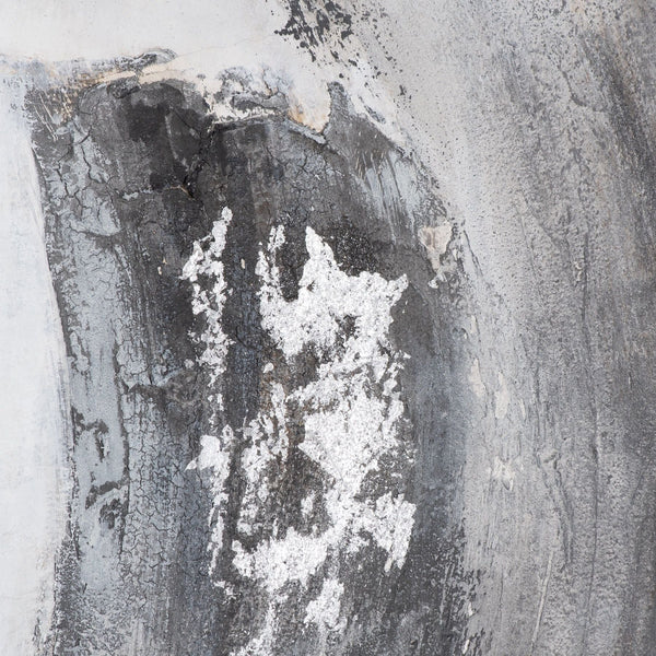 Galaxy Silver and Grey Hand Painted Canvas - Canwell Interiors Limited - Hills