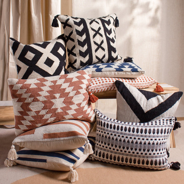 Ganado 40x60 Feather Filled Cushion Pecan - Canwell Interiors Limited - Riva