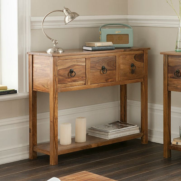Ganga 3 Drawer Consoletable - Canwell Interiors Limited - Jaipur