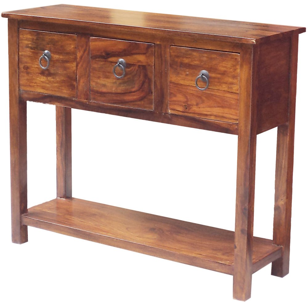 Ganga 3 Drawer Consoletable - Canwell Interiors Limited - Jaipur