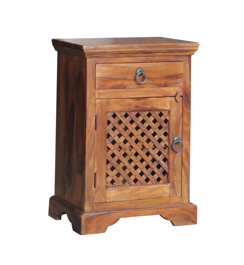 Ganga Latic Jali Bedside - ID9559752311114 - Canwell Interiors Limited - Jaipur