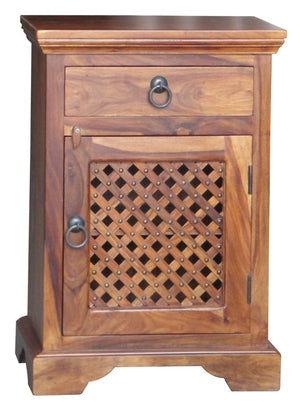 Ganga Latic Jali Bedside - ID9559752343882 - Canwell Interiors Limited - Jaipur
