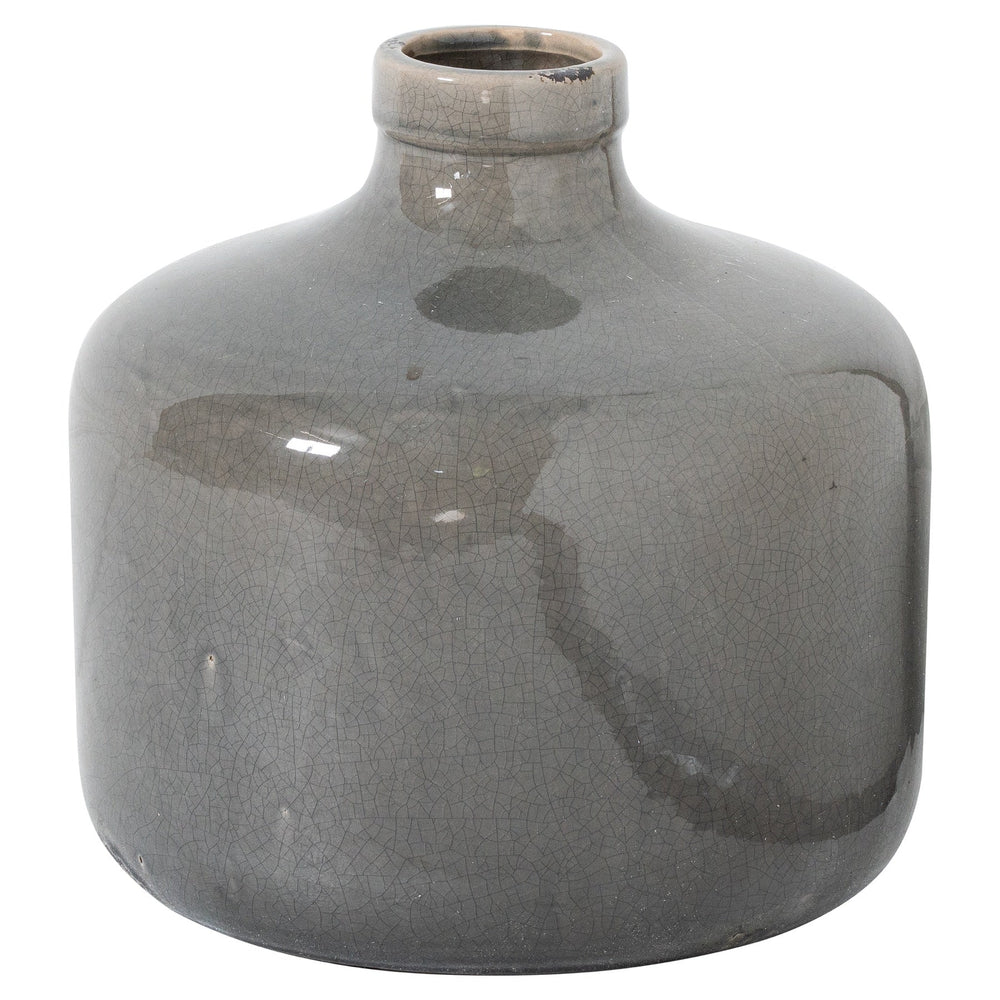 Garda Grey Glazed Chive Vase - XShowhome Limited - Hills