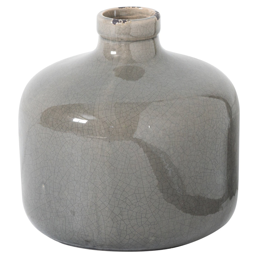 Garda Grey Glazed Eve Vase - Canwell Interiors Limited - Hills