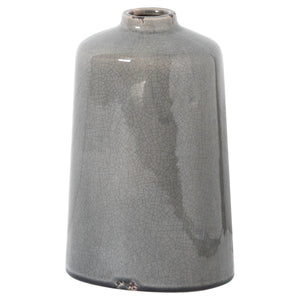 Garda Grey Glazed Liv Vase - Canwell Interiors Limited - Hills