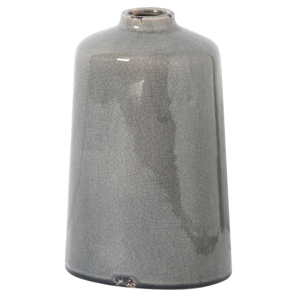 Garda Grey Glazed Liv Vase - Canwell Interiors Limited - Hills