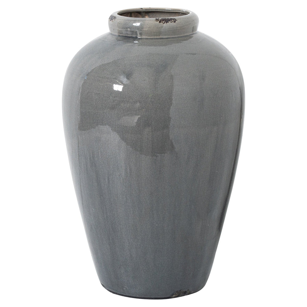 Garda Grey Glazed Tall Juniper Vase - XShowhome Limited - Hills