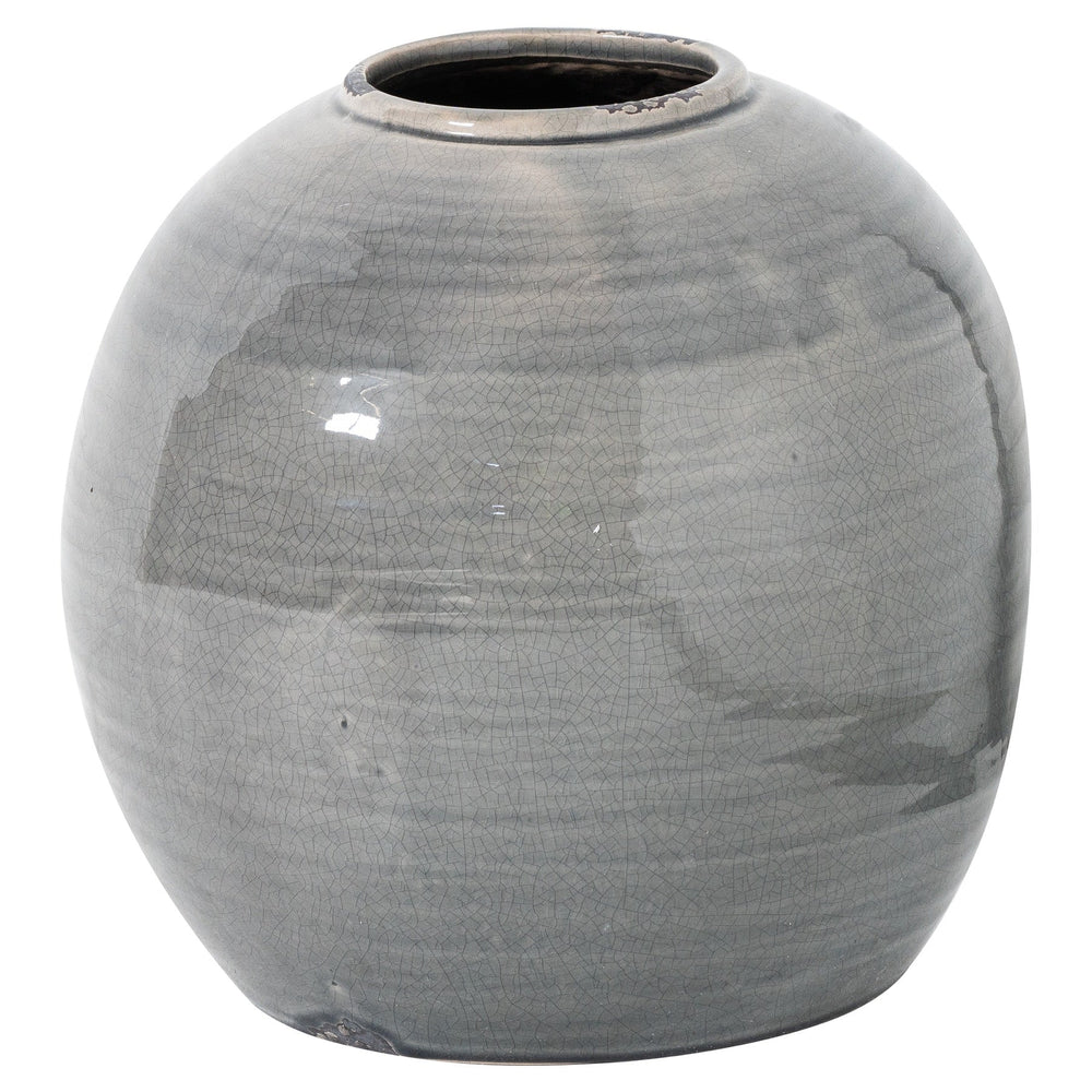 Garda Grey Glazed Tiber Vase - XShowhome Limited - Hills
