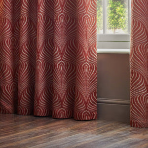 Gatsby 117x182 Eyelet Curtains Terracotta - Canwell Interiors Limited - Riva
