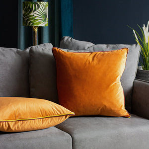 Gemini 50x50 Feather Filled Cushion Pum/bam & Bur - Canwell Interiors Limited - Riva