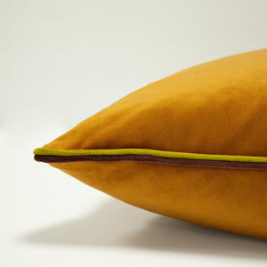 Gemini 50x50 Feather Filled Cushion Pum/bam & Bur - Canwell Interiors Limited - Riva